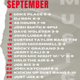 SEPTEMBER live music line up