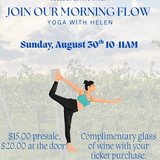 Yoga with Helen SUNDAY, AUGUST 30TH 10AM