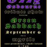 Ozzy Osbourne Tribute show featuring Green Sabbath
