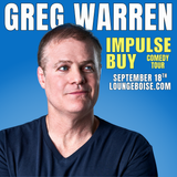 Greg Warren - September 18th - 7pm (doors 6)