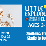 Little Explorer’s Club: Skeletons: From Skull to Toes