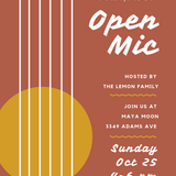 Open Mic on the Patio