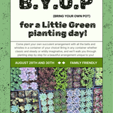 Bring Your Own Pot Planting