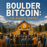 Boulder Bitcoin: The August Debrief