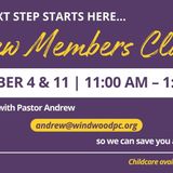 New Members Class