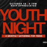 Youth Night - October