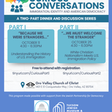 Curious Conversations Part II “We Must Welcome the Stranger: White Christian Nationalism Meets U.S. Immigration Policy”