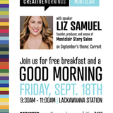 CreativeMornings: Liz Samuel