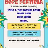The Great Hope Festival w/ Jomo & The Possum Posse, Andrea Magee, Emery Gentzel, Therap.