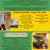 Victorian Crafts Series and Craft Guild Meetings