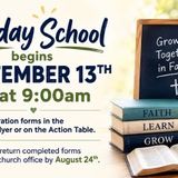 Sep 13 Sunday School
