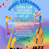 Live Jazz Brunch for All Ages: Music Explorers (2 sets EVERY SUNDAY @ 10:30 & 11:30AM)