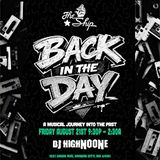 DJ Highnoone: Back in the Day
