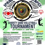 SPIKING FOR SPECIAL OLYMPICS CHARITY TOURNAMENT