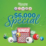 $6,000 Bingo Special