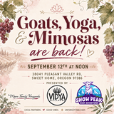 Goats, Yoga, & Mimosas