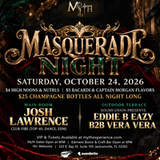Saturday Night at Myth Nightclub – Masquerade Night | 10.24.26