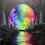 Magical Rainbow Moon