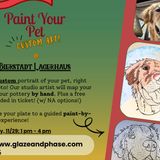 Paint Your Pet Pottery hosted by Glaze & Phase