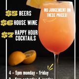 EARLY BIRD-ROCKIN' HAPPY HOUR