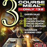 Special 3 Course Meal For Only $32!