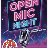 Open Mic Night - Followed by The FR8 Power Trio
