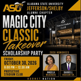 Alabama State University Magic City Classic Takeover Scholarship Party 2026