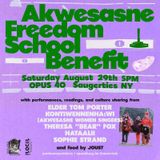 Akwesasne Freedom School Benefit