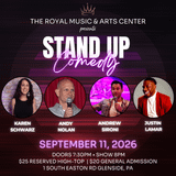 Royal Comedy featuring Andy Nolan, Andrew Sironi, Karen Schwarz & Justin Lamar