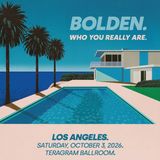 Bolden. Who you really are. Tour 2026.