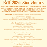 Fall Storytime Sign Up