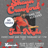 Together in Music Presents Shaun Crawford & the Reasons Jam Night - first and third Thursdays!