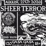 Belly Up & Louisiana Hardcore presents Sheer Terror, Kings Cannons, Wishful Thinking, Numb Ways