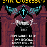 ivy room presents THE OBSESSED + MARROWER + GENGHIS BONG