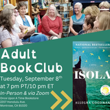 Adult Book Group: Isola by Allegra Goodman
