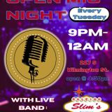 Open Mic with a Live Band