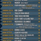 OCTOBER MUSIC LINEUP