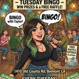 Tuesday Night Bingo With Taylor!!!