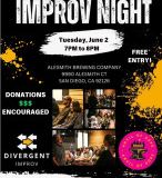Improv Night with Divergent Improv & Anvil of Hope