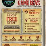 FREE EVENT: HIGH DESERT GAME DEVS- LEARN HOW TO MAKE YOUR OWN PLAYABLE 2D GAME
