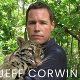 Jeff Corwin with a Leopard Cub