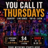 You Call it, Thursdays!