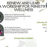 Renew and Lead: A Workship for Ministry Wellness