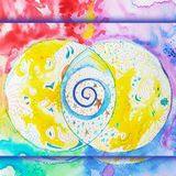 Sacred Symbol Water Doodling