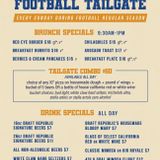 Sunday Football Specials