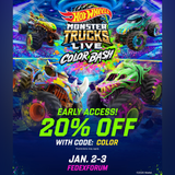Hot Wheels Monster Trucks Color Bash