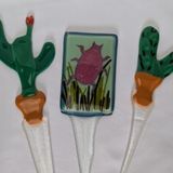 Fused Glass Plant Stakes