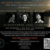 IAHM's 2026 Trad/Folk Performance Series: NOONAN, EGAN & HEARN