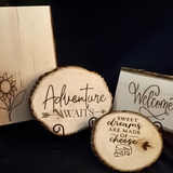 Faux Wood Burning