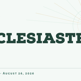 Ecclesiastes